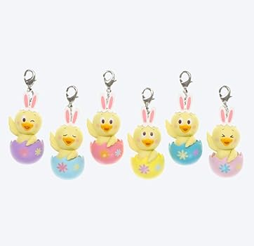 Amazon.co.jp: うさピヨ チャーム 6個セット 東京ディズニー